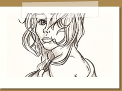 Sable brush and india ink washes.